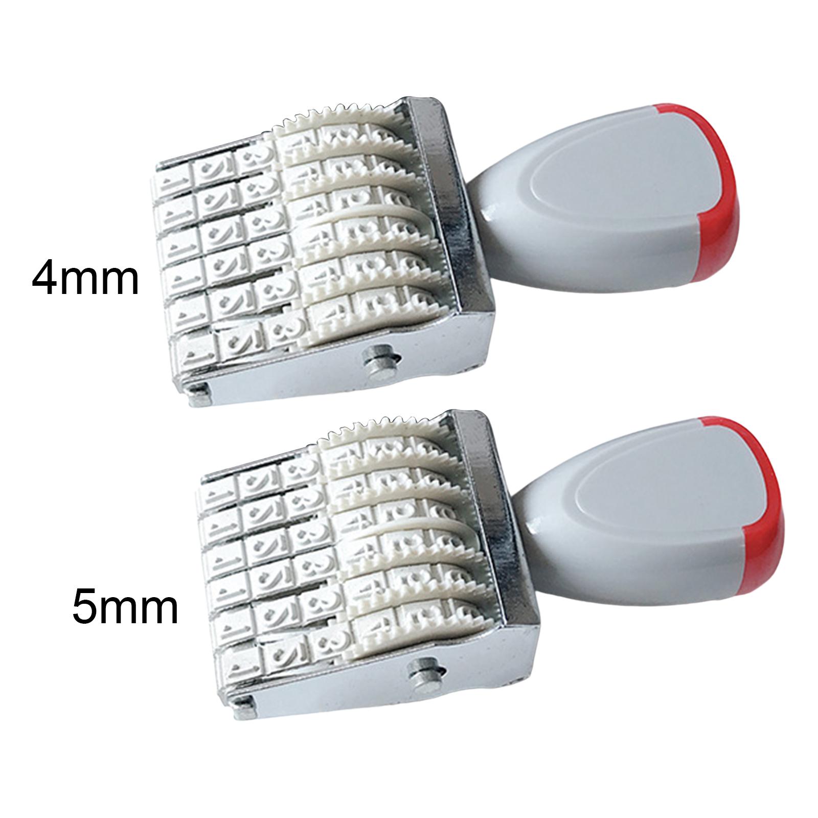 Rubber Date Stamp - Gummi 6 ziffern Roller Stempel Nummerierung