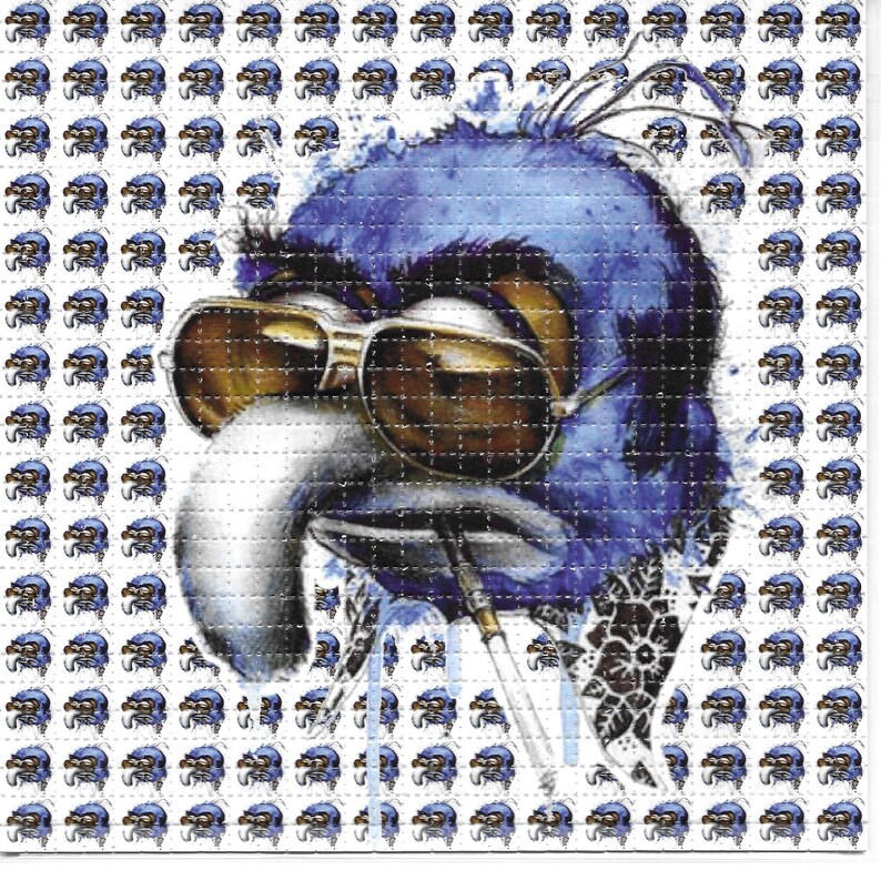 Ink Blotter Paper - Blue Bird Anime LSD Säurefreier Löschpapier
