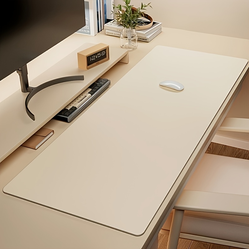 Leather Desk Pad - 1 Stück großes Kunstleder-Mauspad, rutschfeste, wasserdichte