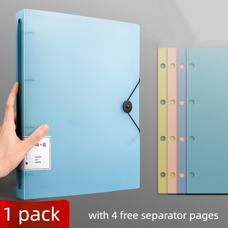 Binder A4 Lever - 4-Loch A4 Papierlochstanzer Ordner Loseblatt-Aktenordner mit