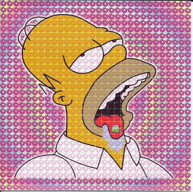 Ink Blotter Paper - Dotiert Homer Psychedelic Säure Freies Lösch