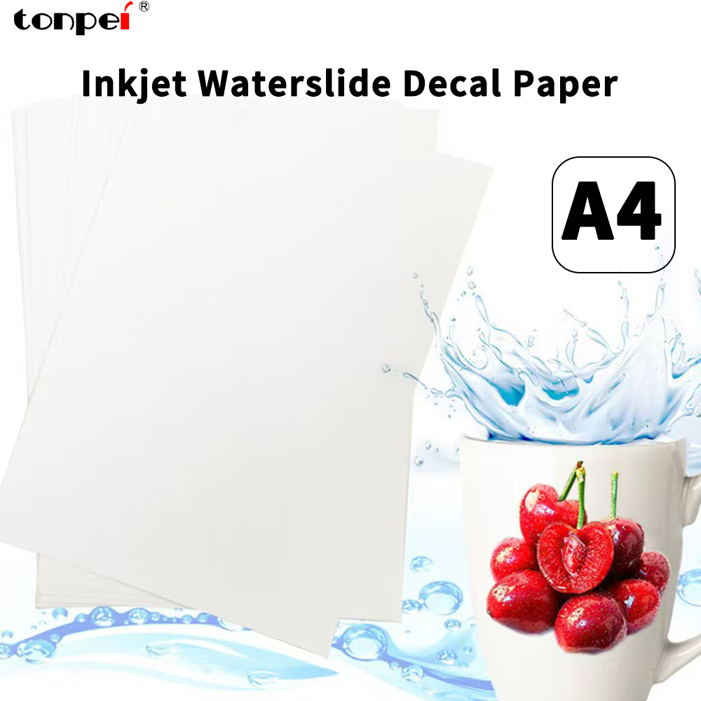 Ink Blotter Paper - 10/20 Blatt A4 Inkjet Waterslide Aufkleber