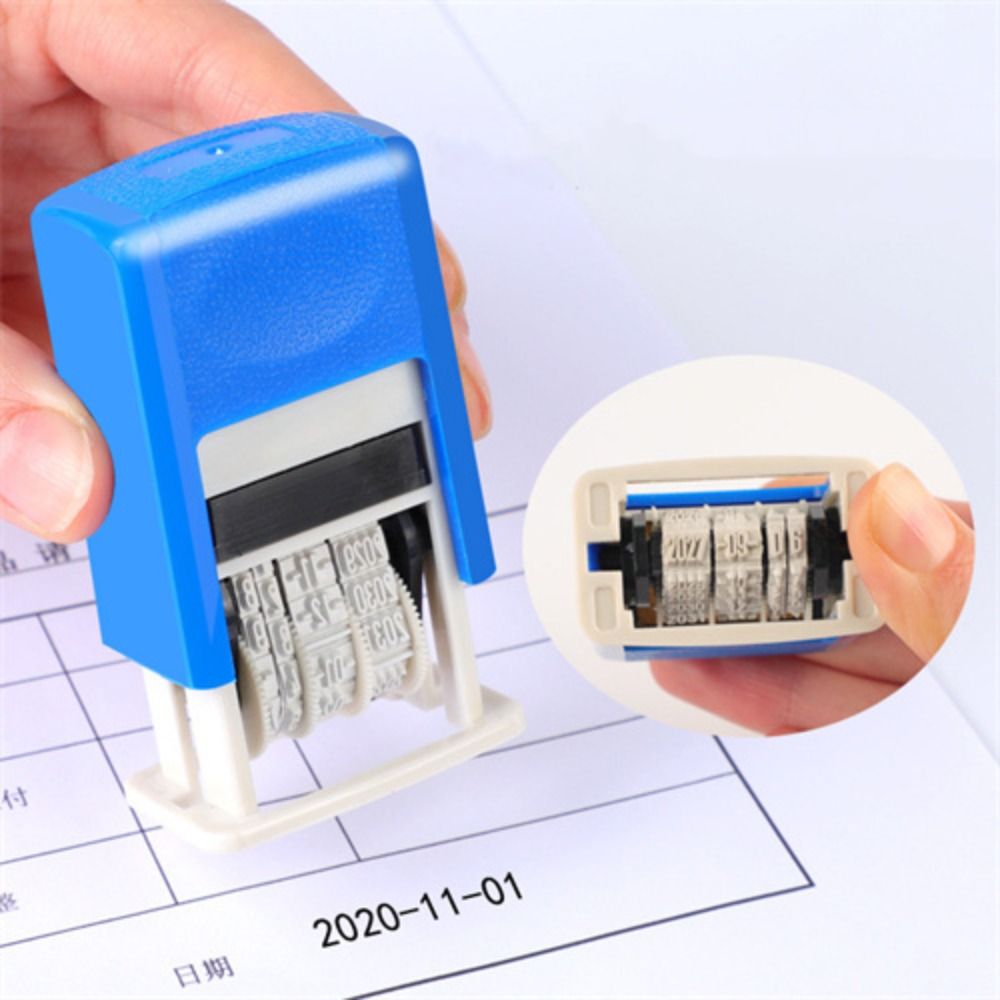 Rubber Date Stamp - DIY Griff Konto Datum Stempel Stempeln