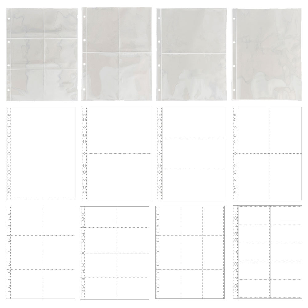 Binder A4 Lever - A4 klar 10 pcs Fotoalbum Nachfüll