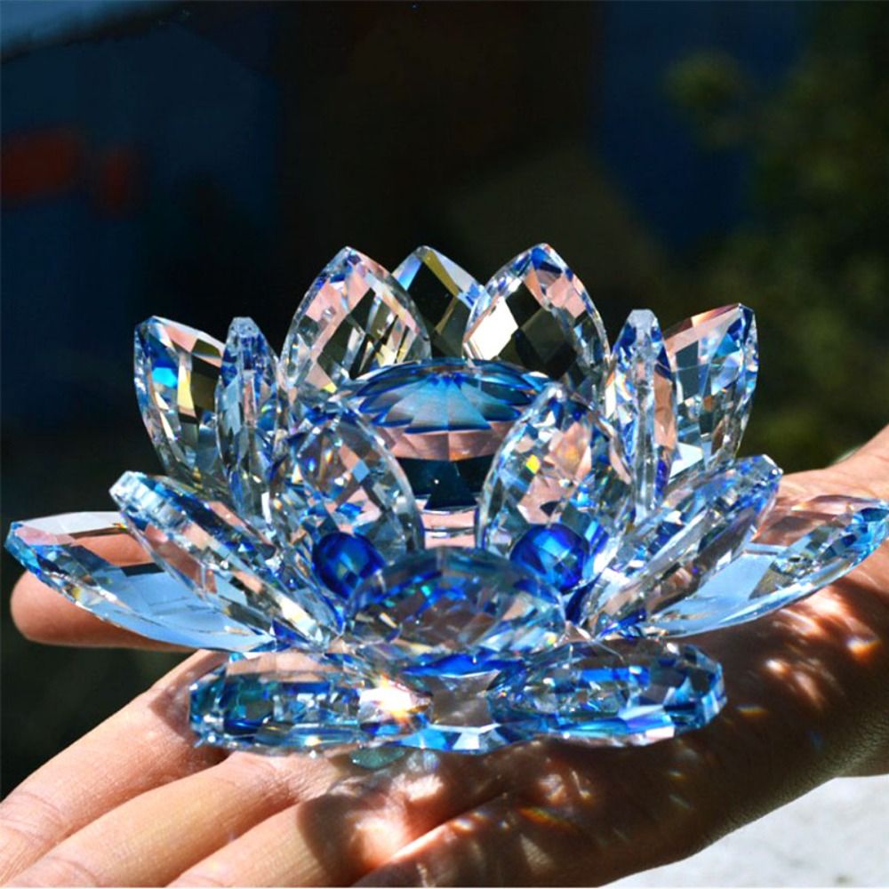 60-140mm Kristall Lotus Blume  – Paper Weight Crystal Bewertung und Preis