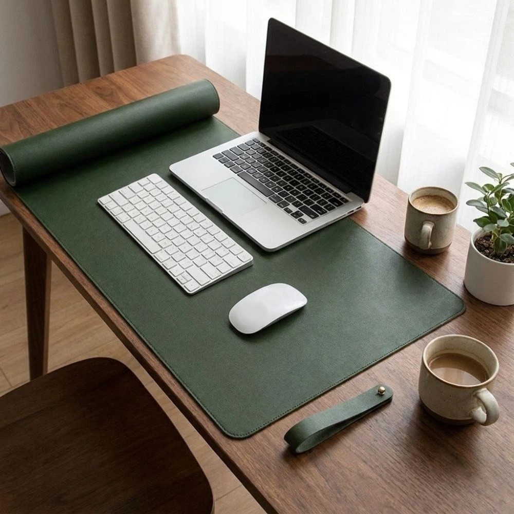 PU-Leder Doppelseitige Schreib – Leather Desk Pad Bewertung und Preis