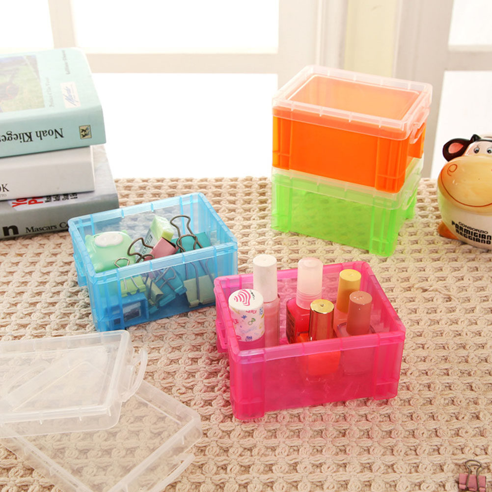 4 Stück bunte Desktop-Aufbewah – Card Index Box Bewertung und Preis