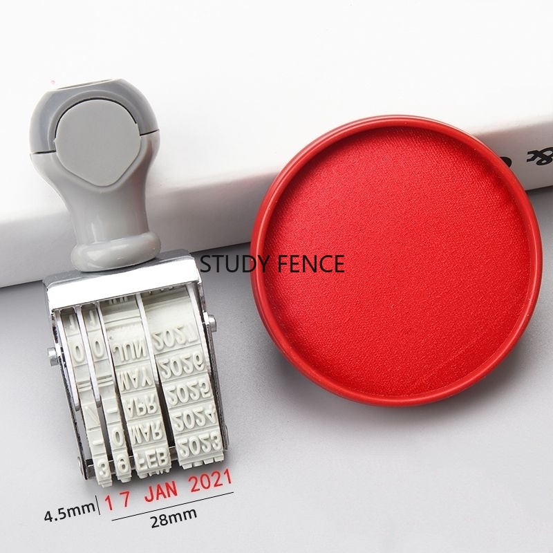 Tragbarer englischer Datumsste – Rubber Date Stamp Bewertung und Preis