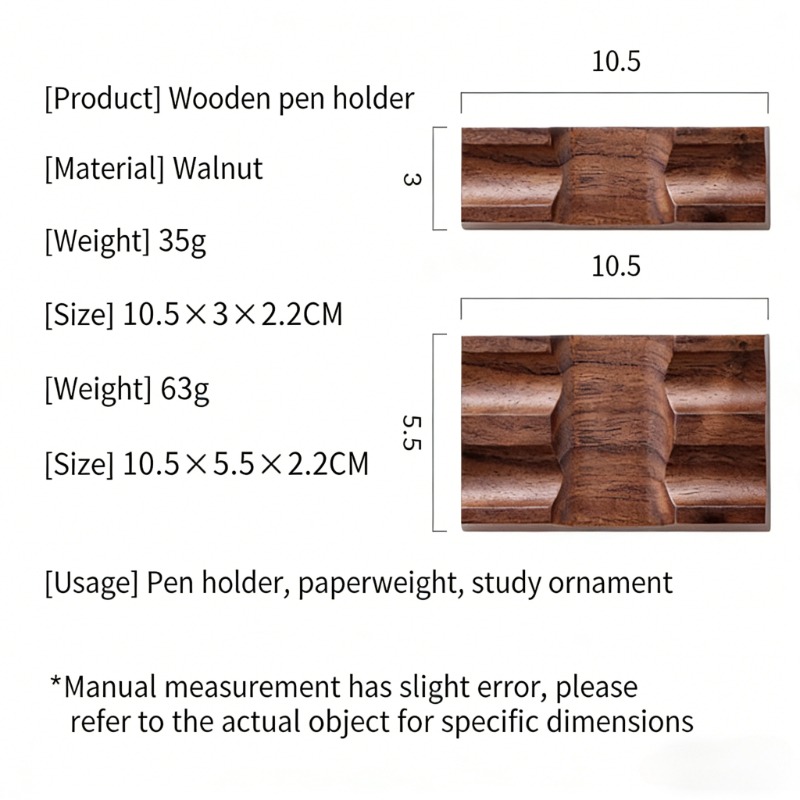 Walnussholz Stifthalter für Di – Pen Rest Single Bewertung und Preis