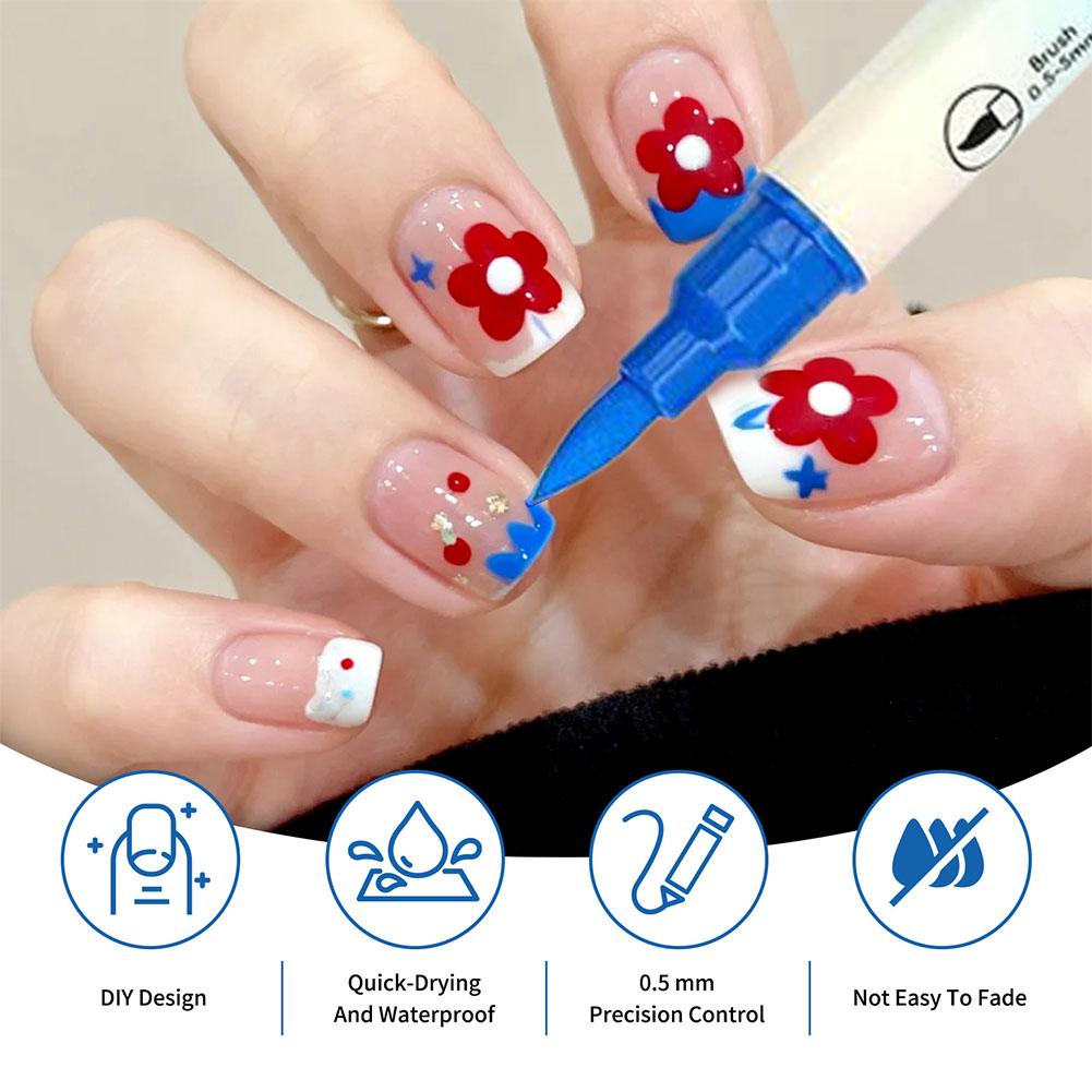 12/24 Farben Dual-Tip Nail Art – Correction Pen Fine Bewertung und Preis