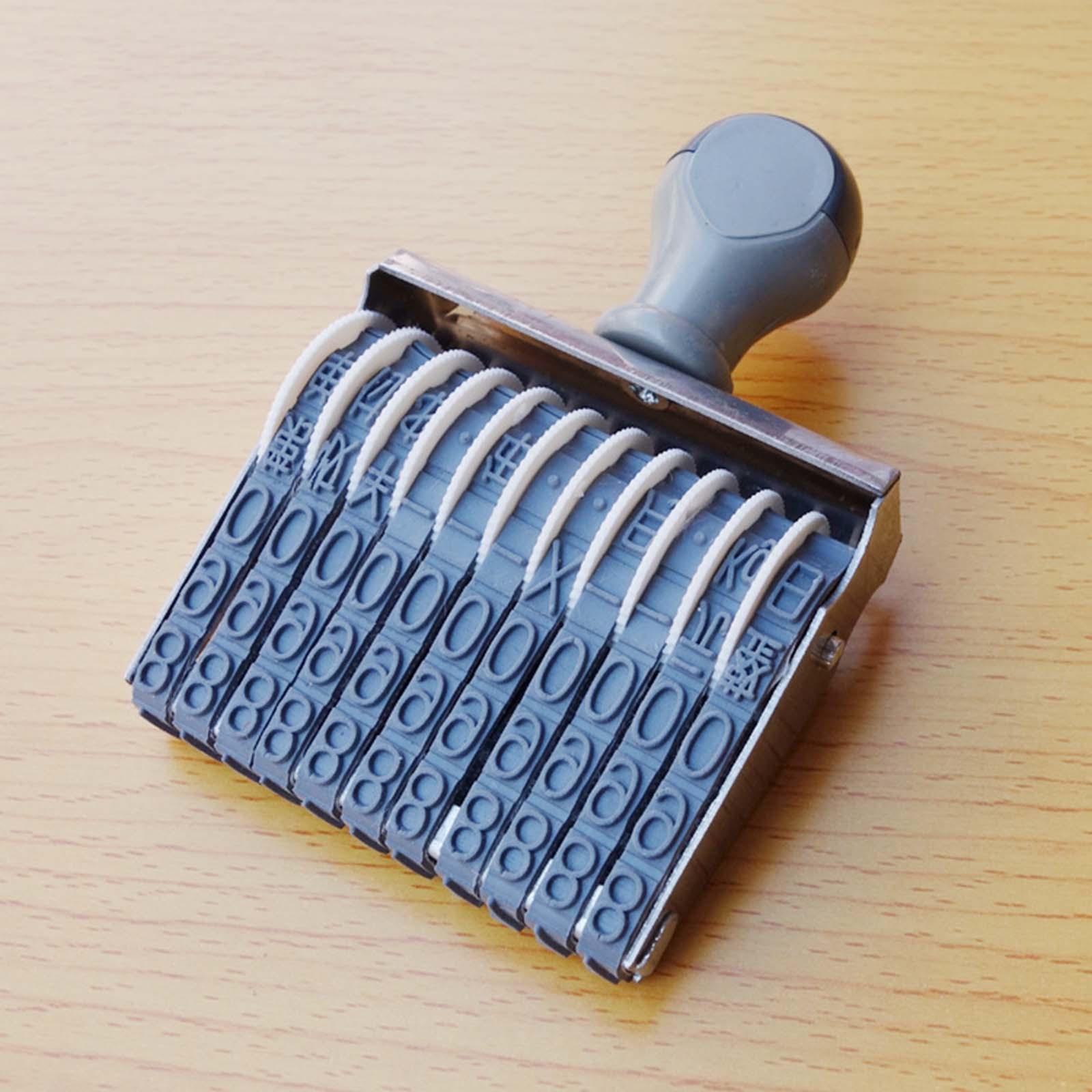 Gummi-Nummernstempel, Rollenda – Rubber Date Stamp Bewertung und Preis