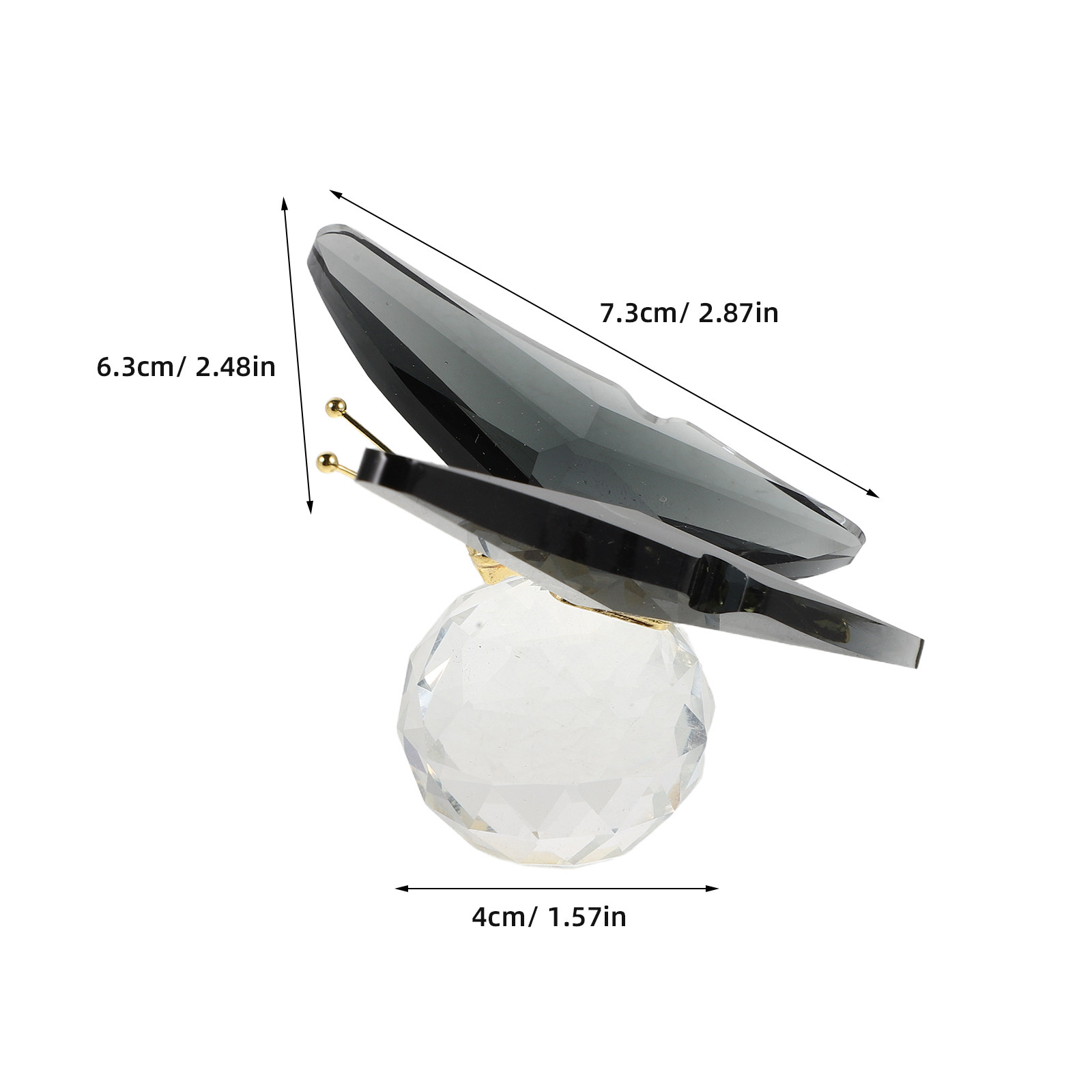 Klarer Kristall-Schmetterlings – Paper Weight Crystal Bewertung und Preis
