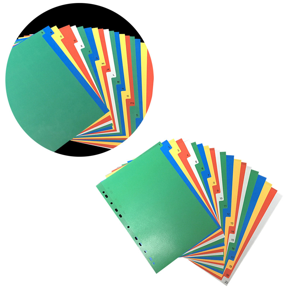 40 Stück A4 Index-Trennblätter – Tab Divider A4 Bewertung und Preis