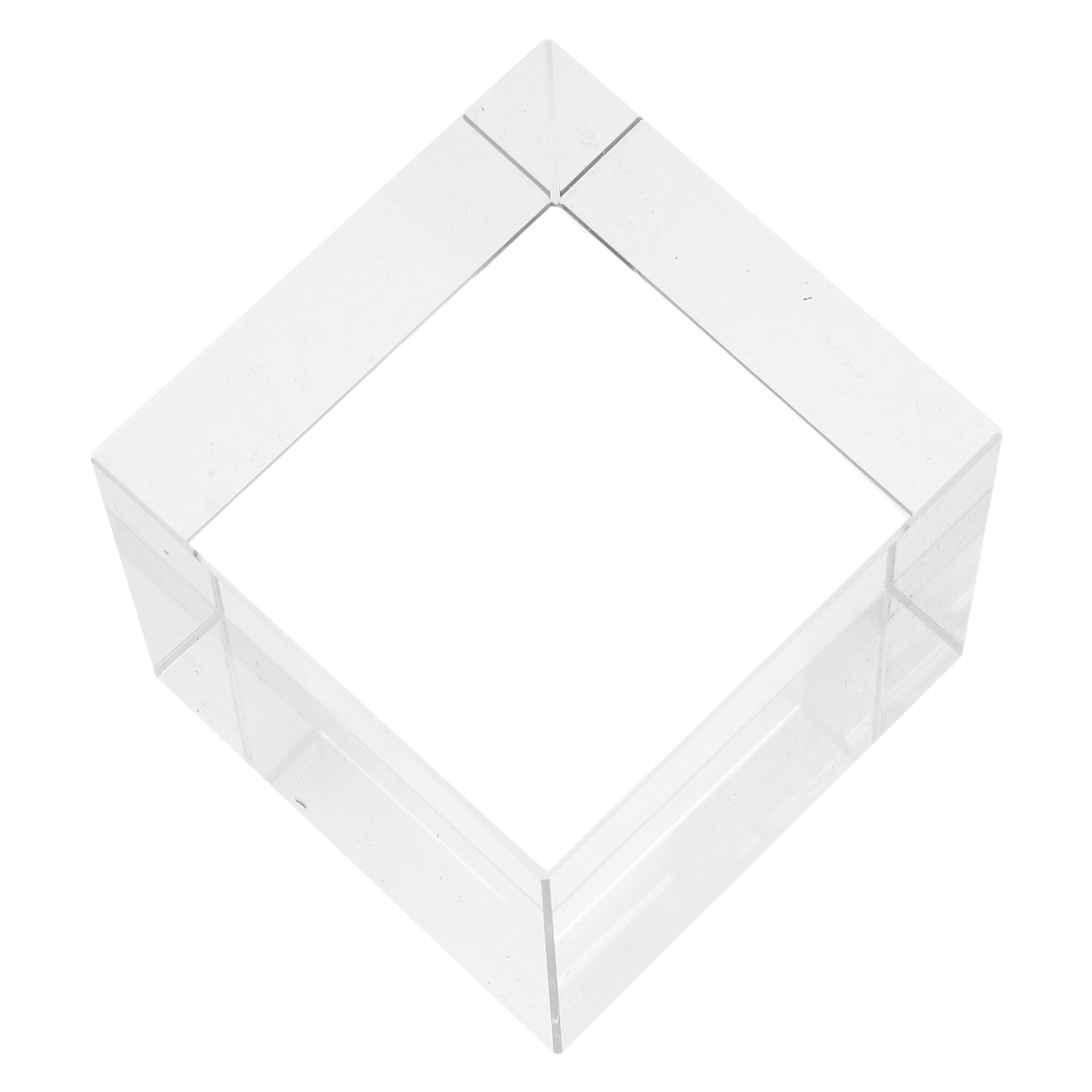 Quadratischer Kristall-Briefbe – Book Weight Glass Bewertung und Preis
