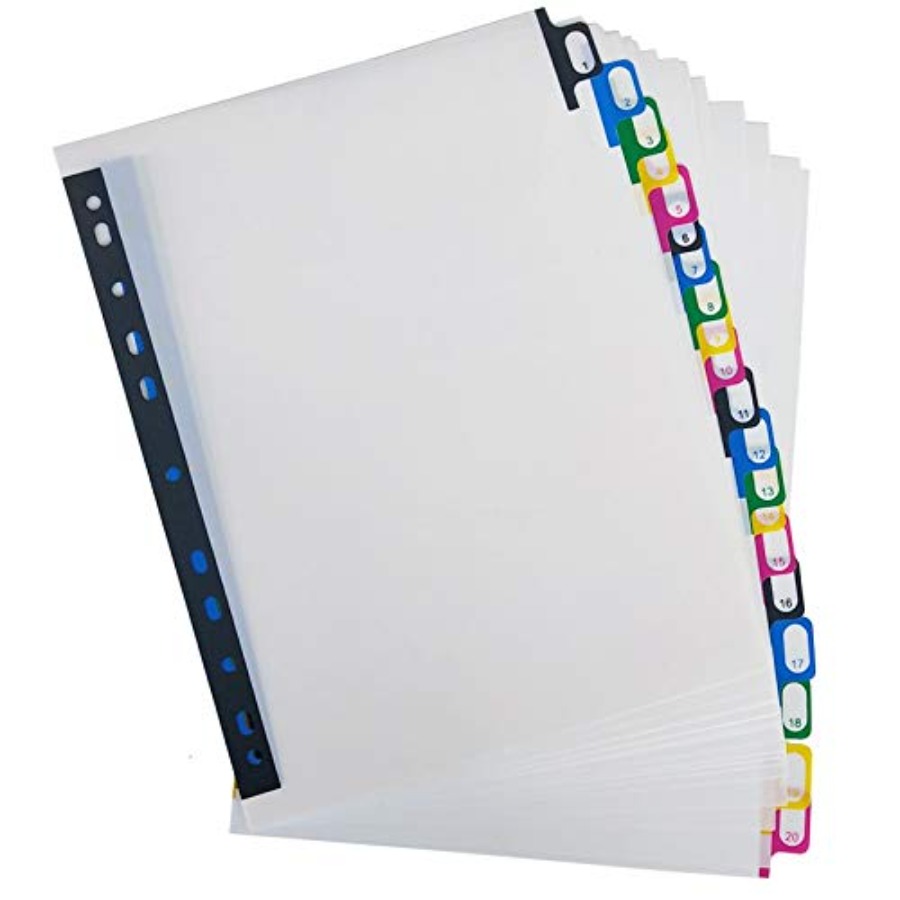 A4 Kunststoff-Ordnerregister,  – Tab Divider A4 Bewertung und Preis