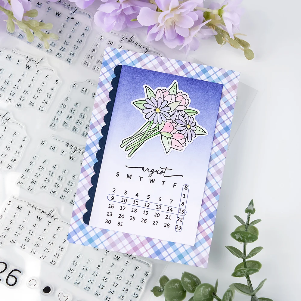 Kalender, Datum, 2026, transpa – Rubber Date Stamp Bewertung und Preis