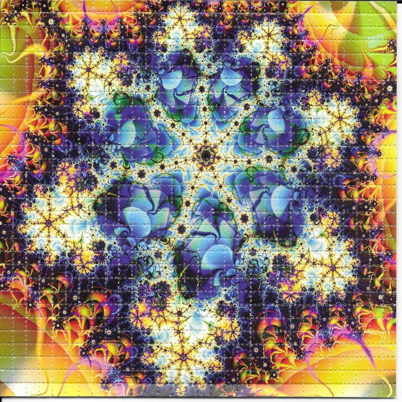 Fraktal Psychedelic LSD Säuref – Ink Blotter Paper Bewertung und Preis