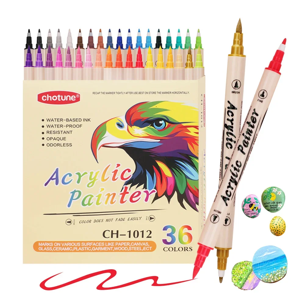12–36 Farben Acrylfarben-Marke – Correction Pen Fine Bewertung und Preis
