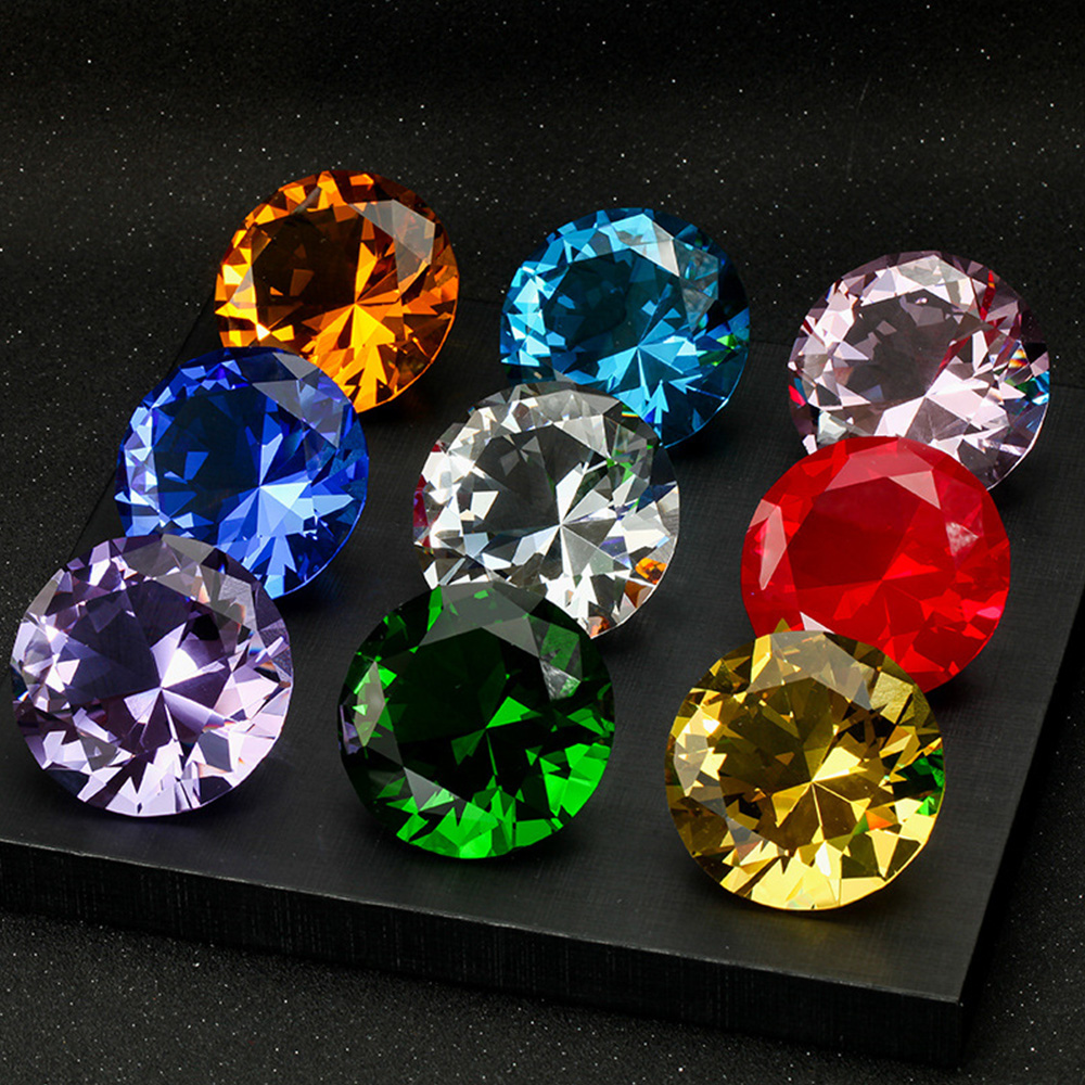 10-Farben-Kristall-Briefbeschw – Paper Weight Crystal Bewertung und Preis