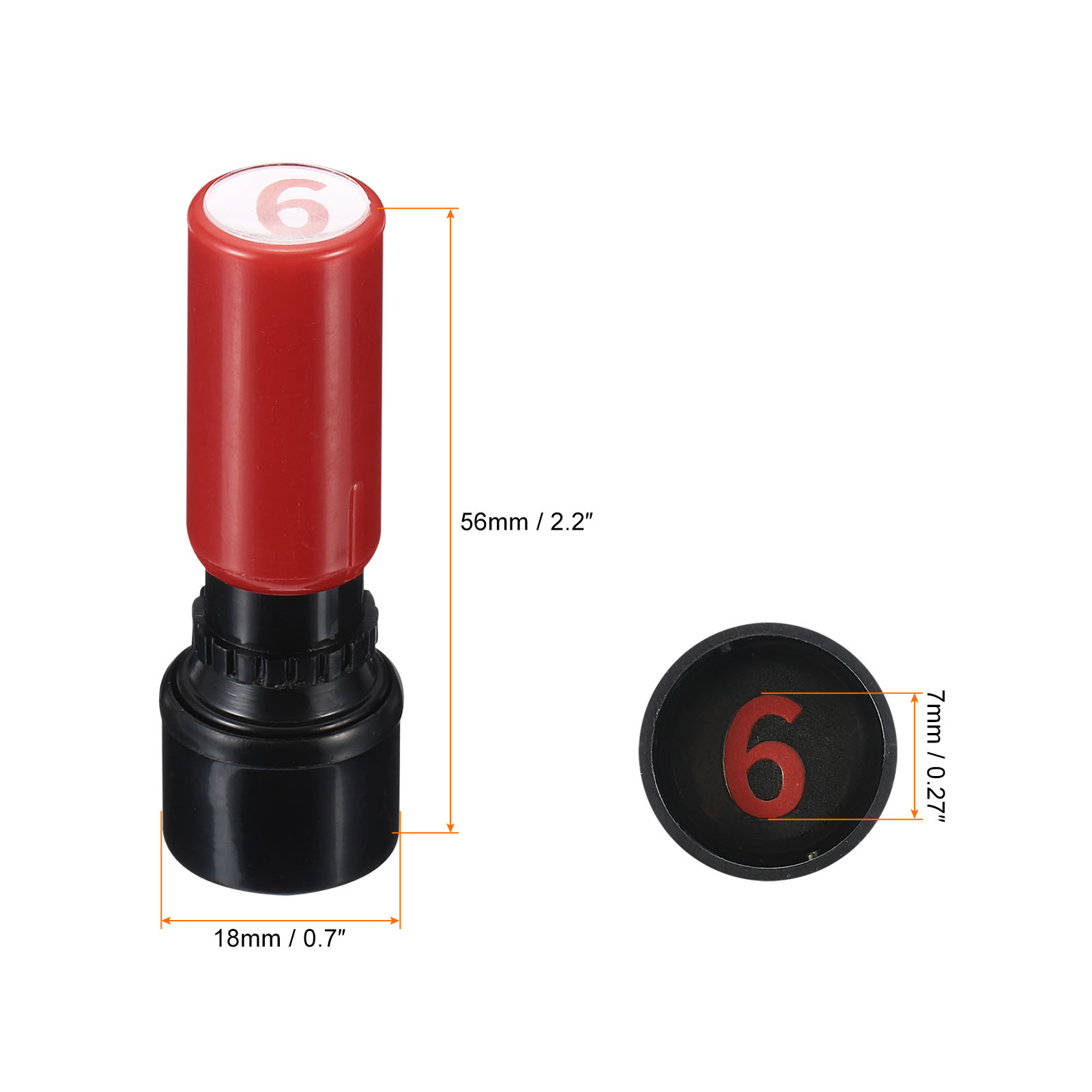 Zahlenstempel, selbstfärbend,  – Rubber Date Stamp Bewertung und Preis